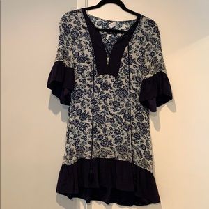 Parker beach wear cover up blue